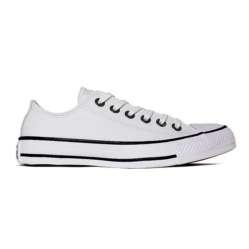 ALL STAR LEATHER OX BRANCO