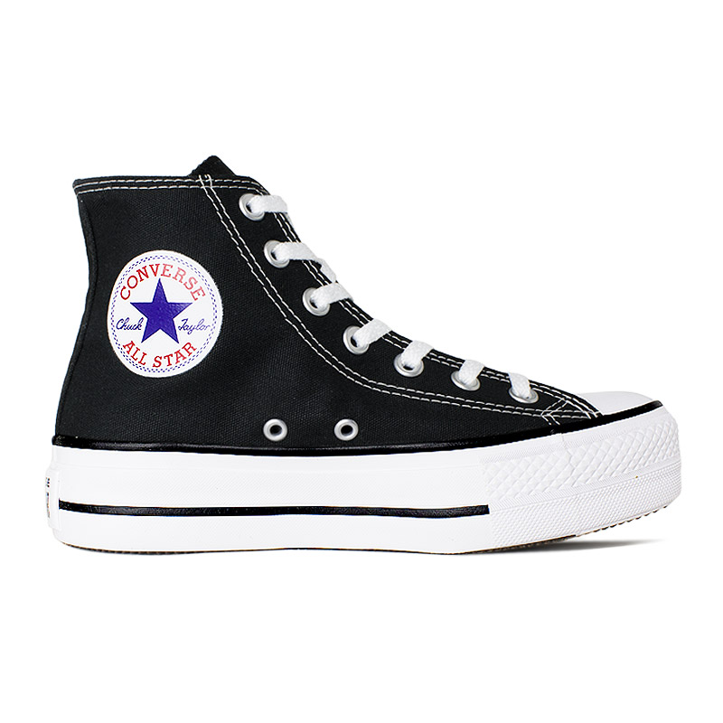 ALL STAR LIFT CANVAS HI PRETO