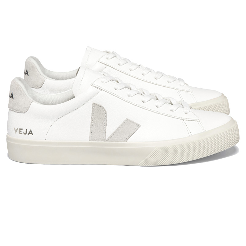 VEJA CAMPO CHROMEFREE LEATHER NATURAL SUEDE