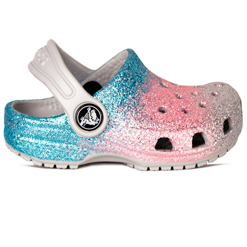 CROCS CLASSIC BABY GLITTER CLOG SHIMMER/MULTI