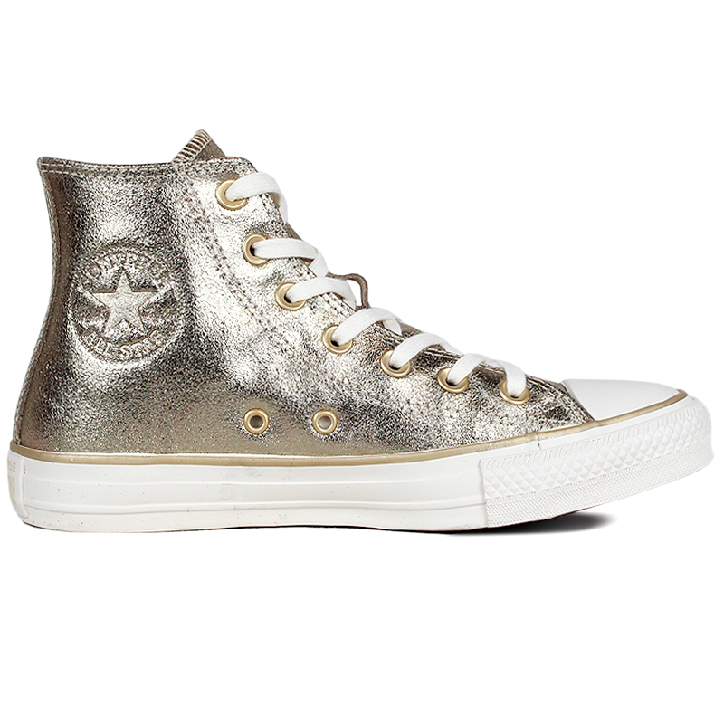 CHUCK TAYLOR ALL STAR HI PRETTY PLATINA AMARELO