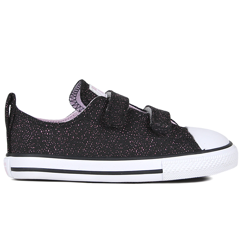 CHUCK TAYLOR ALL STAR 2V OX MATERIAL SHINE PRETO