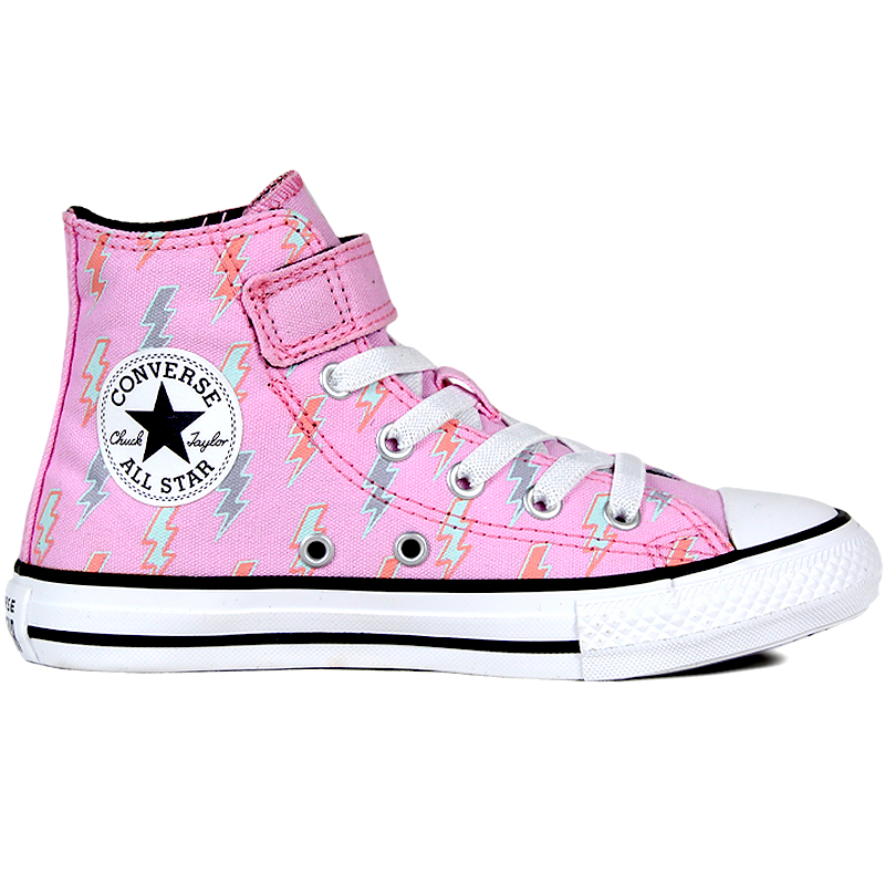 CHUCK TAYLOR ALL STAR KIDS HI 1V BOLTS ROSA