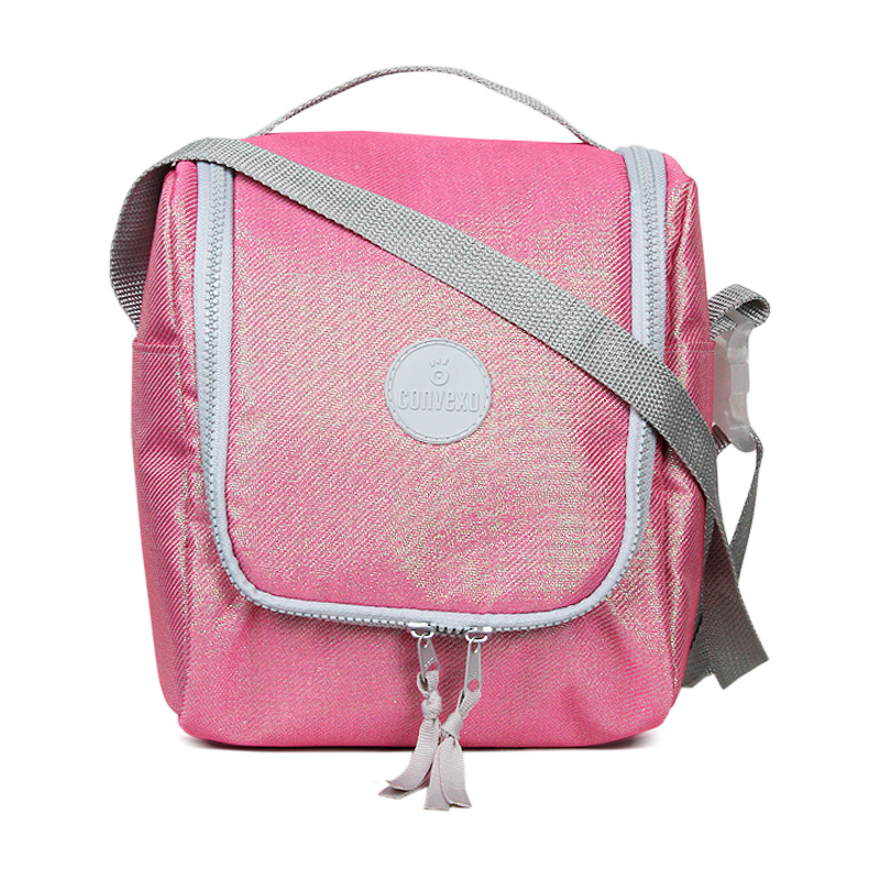 LUNCH BAG LUREX PINK