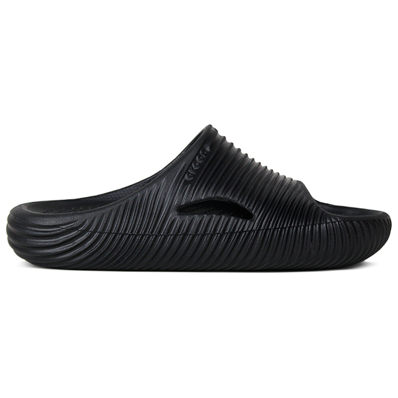 CROCS MELLOW TIDE RECOVERY SLIDE BLACK