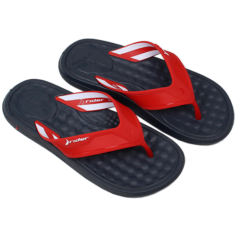 CHINELO RIDER STEP DEDO CINZA/VERMELHO