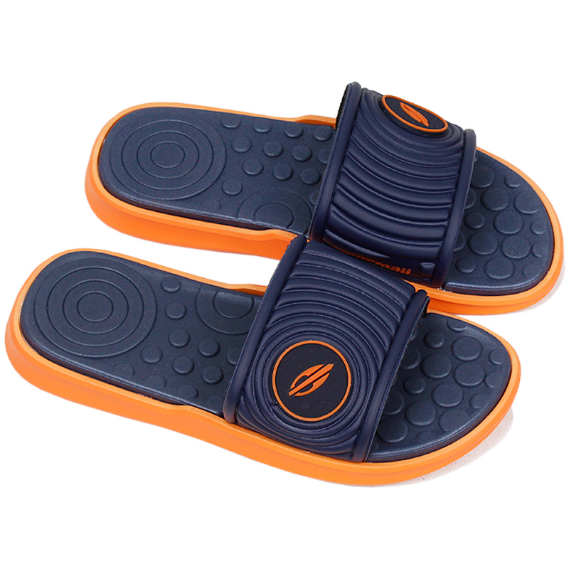 CHINELO MORMAII QUIVER PRO GASPEA INF AZUL/LARANJA