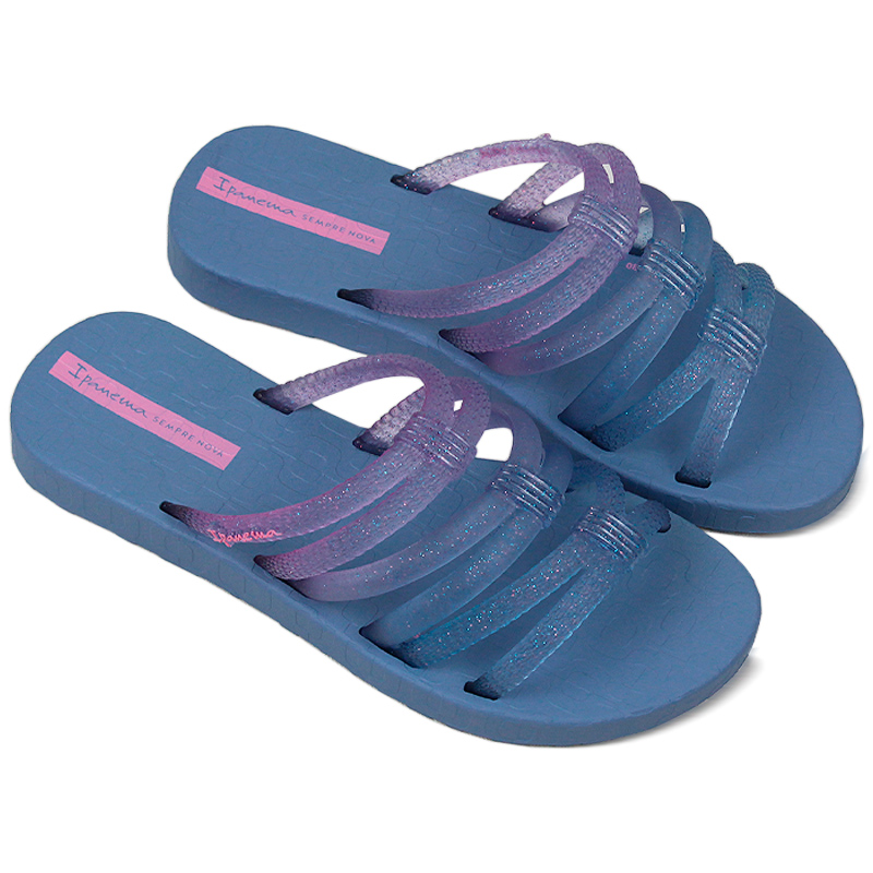 CHINELO DIVERSA SLIDE COLOR INFANTIL AZUL COLOR