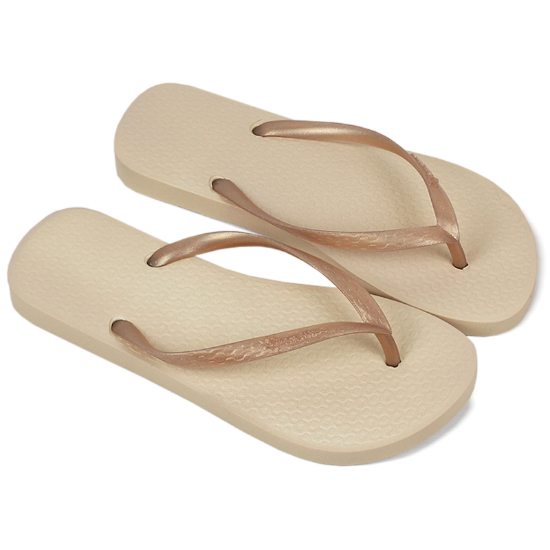 CHINELO IPANEMA CLASSICA TAN ADULTO BEGE OURO