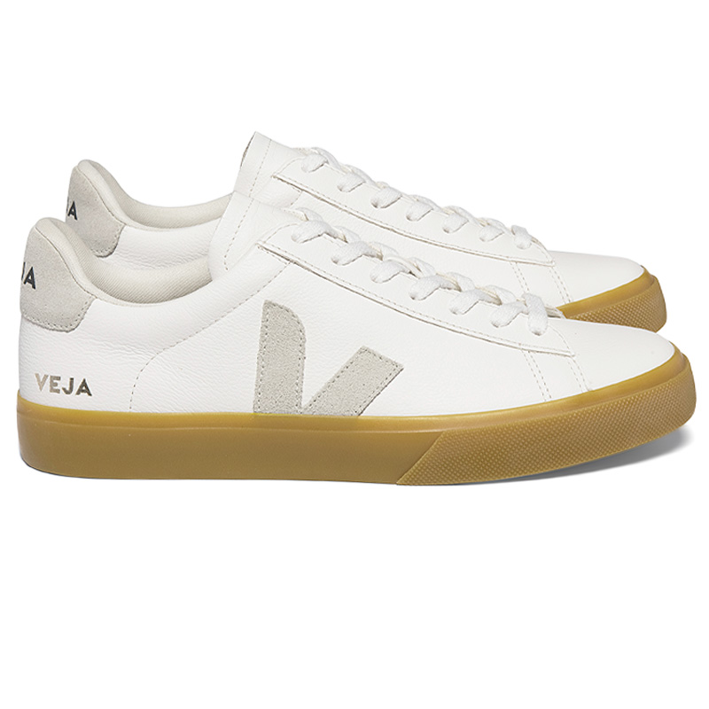 VEJA CAMPO CHROMEFREE LEATHER EXTRA WHITE/NATURAL