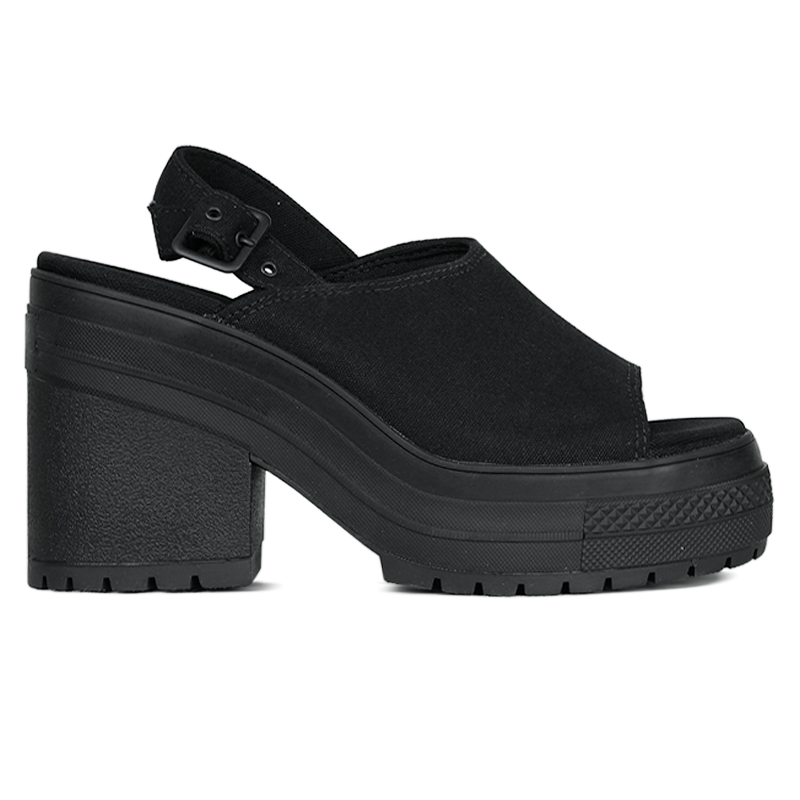 CHUCK 70 DE LUXE HEEL MULE BLACK/WHITE/BLACK