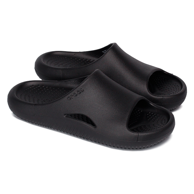 CROCS MELLOW RECOVERY SLIDE BLACK