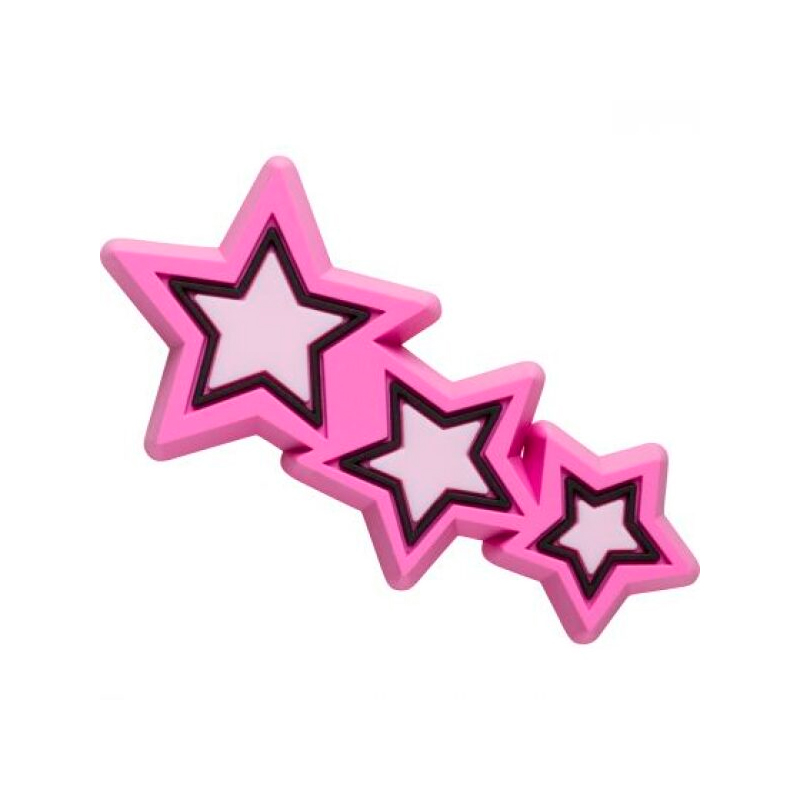JIBBITZ TRIPLE PINK STAR