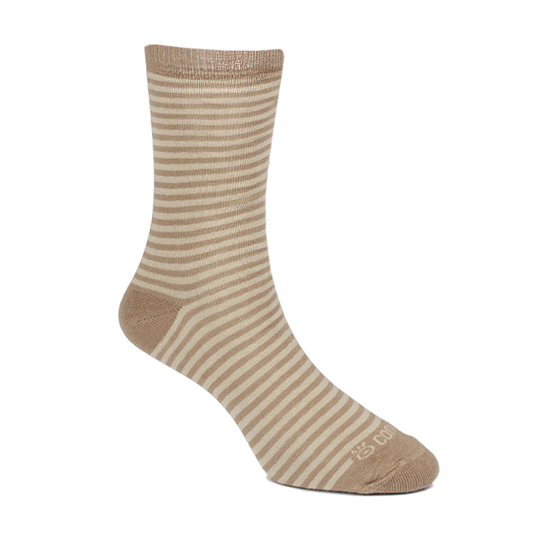 MEIA CONVEXO LATTE STRIPES 34 A 39