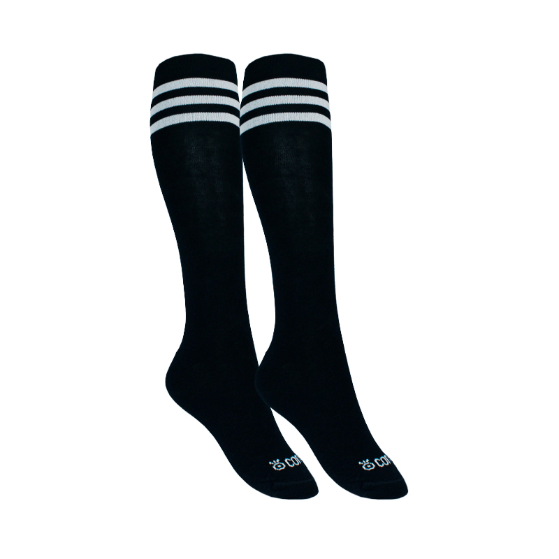 MEIA CONVEXO 3/4 SPORTY PRETO