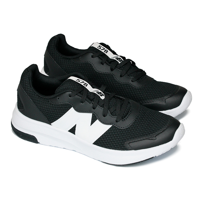 NEW BALANCE JUVENIL PRETO/BRANCO
