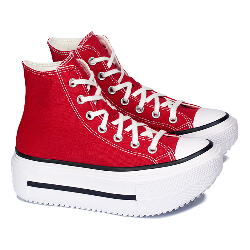 CHUCK TAYLOR ALL STAR LIFT DOUBLE STACK RED