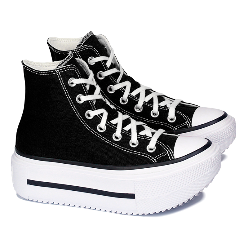 CHUCK TAYLOR ALL STAR LIFT DOUBLE STACK BLACK