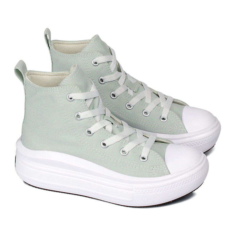 CHUCK TAYLOR ALL STAR MOVE KIDS HI SEASONAL COLORS CINZA
