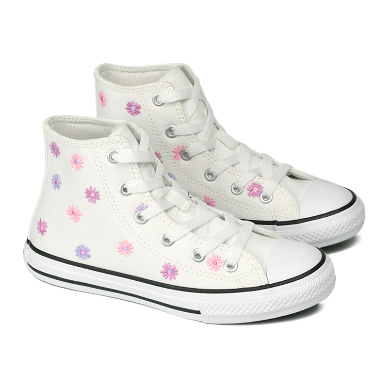 CHUCK TAYLOR ALL STAR KIDS HI JOYFUL FLORALS ROXO