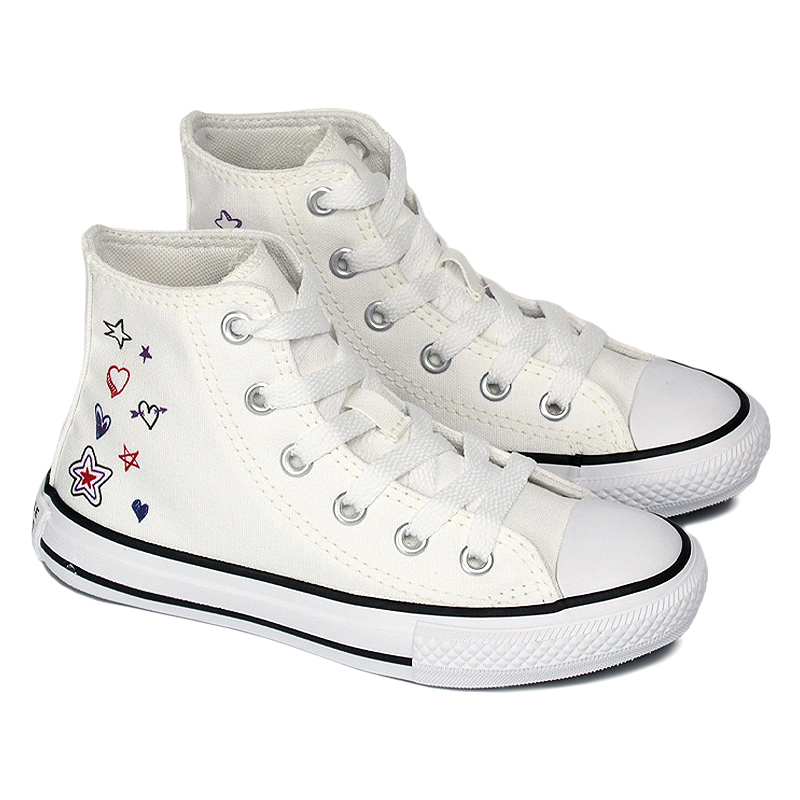 CHUCK TAYLOR ALL STAR KIDS HI ESSENTIALS BRANCO