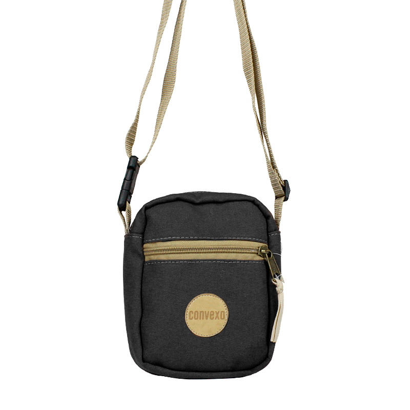 CORE MINI BAG CANVA PRETO/AREIA