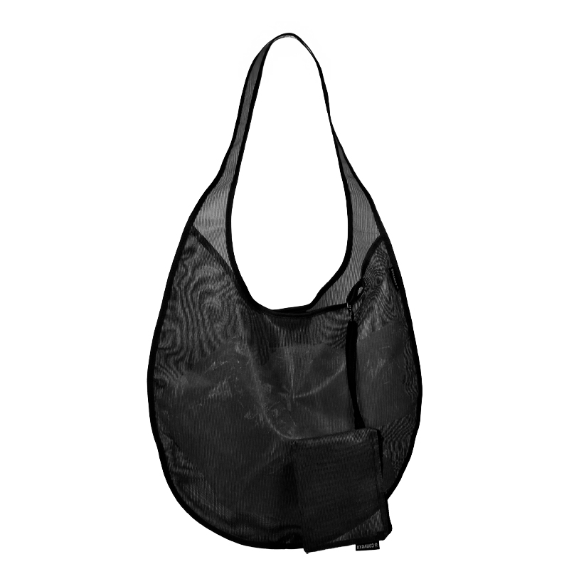 SACO TELA MEIA LUA PRETO