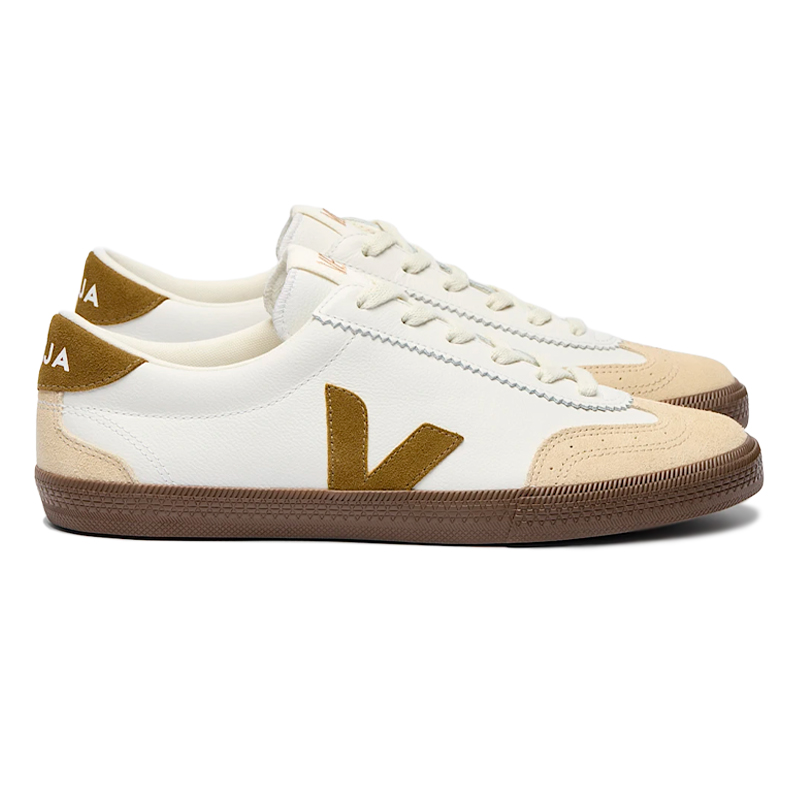 VEJA VOLLEY OT LEATHER WHITE TENT BARK