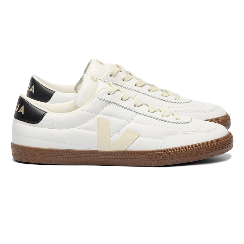 VEJA PANENKA OT LEATHER WHITE BLACK BARK