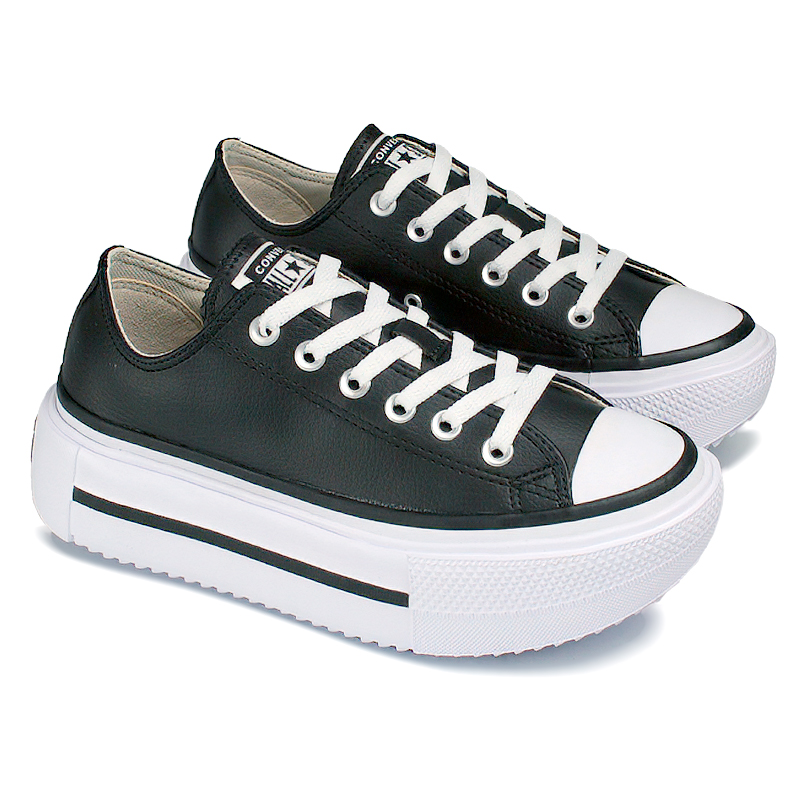 CONVERSE CHUCK TAYLOR ALL STAR DOUBLE STACK PRETO