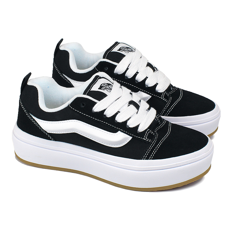 VANS KNU SKOOL STACKLITE BLACK/WHITE