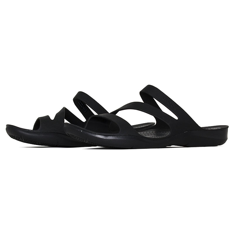 Crocs swiftwater sandal black black 1