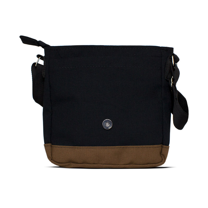 black and brown crossbody bolsa