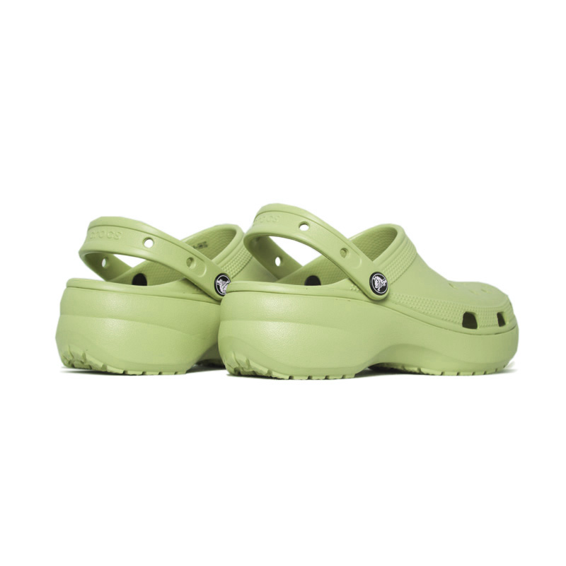 Crocs classic platform clog celery 2