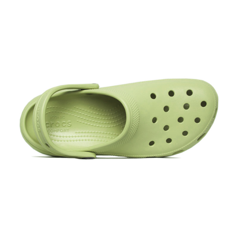 Crocs classic platform clog celery 3