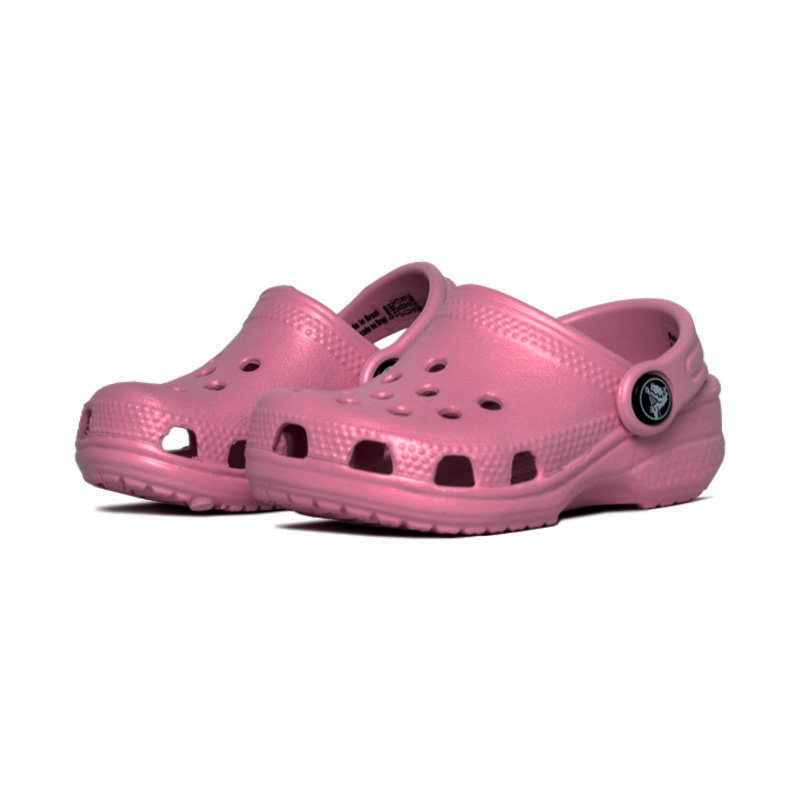 Crocs classic clog kids taffy pink 1