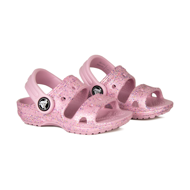 Crocs classic sandal kids glitter rainbow 3