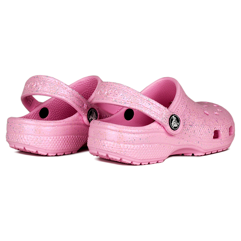 Crocs kids classic glitter flamingo 1