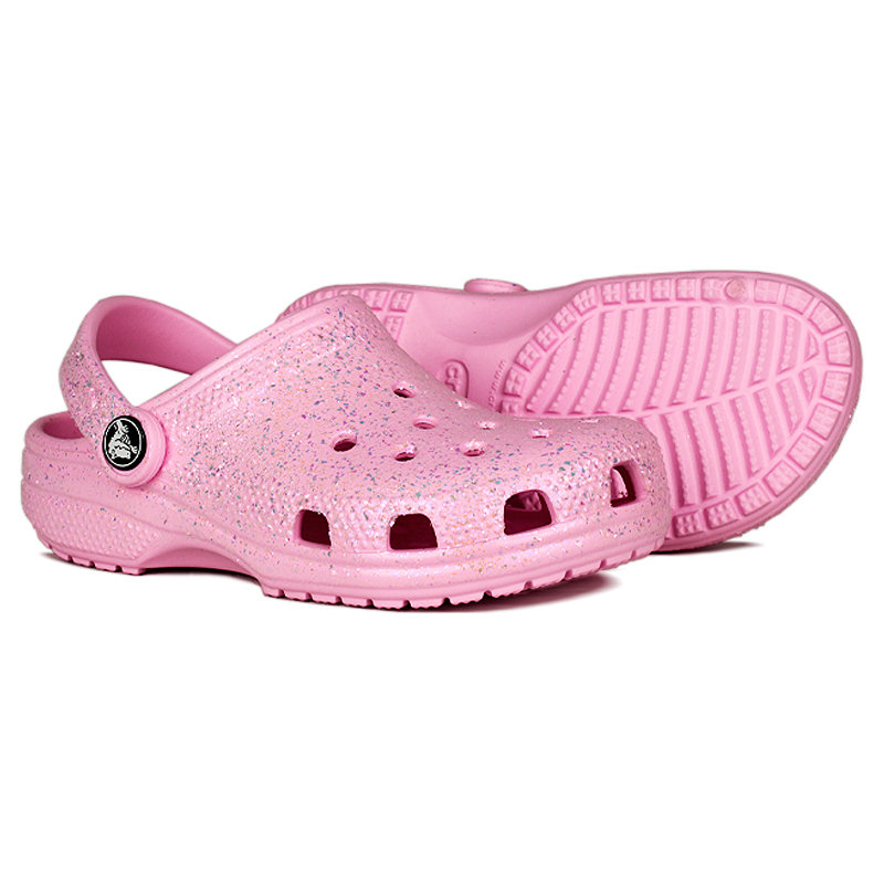 Crocs kids classic glitter flamingo 2