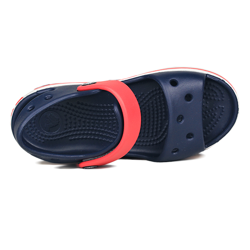 Crocs kids crocband sandal navy red 3