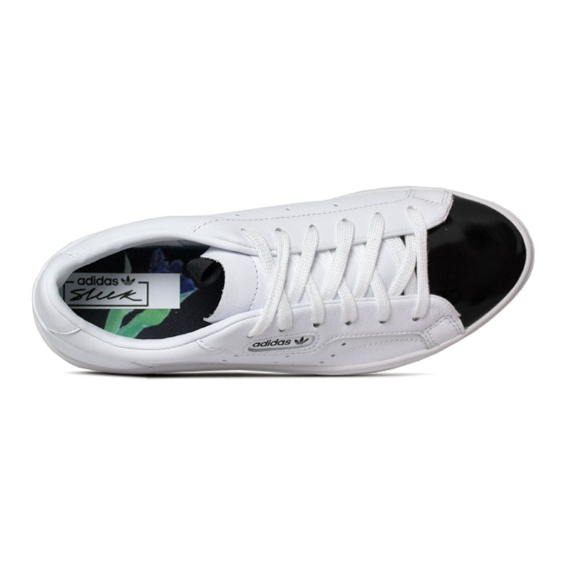 tênis couro adidas originals sleek w branco