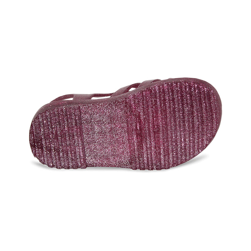 mini melissa flox rosa glitter